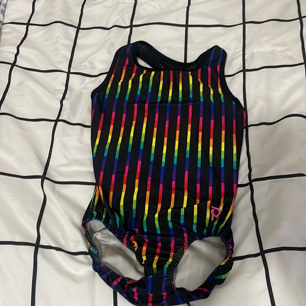Plum practice wear gymnastics leotard